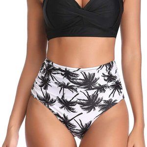 Tempt Me Ruched High Waist Bikini Bottom